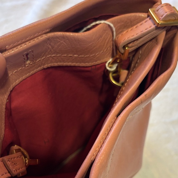 Hammitt pink Leather Crossbody with Gold Stud Accents - Picture 4 of 10